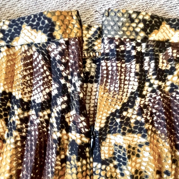 Haute Monde Snakeskin Maxi Skirt - Picture 3 of 5